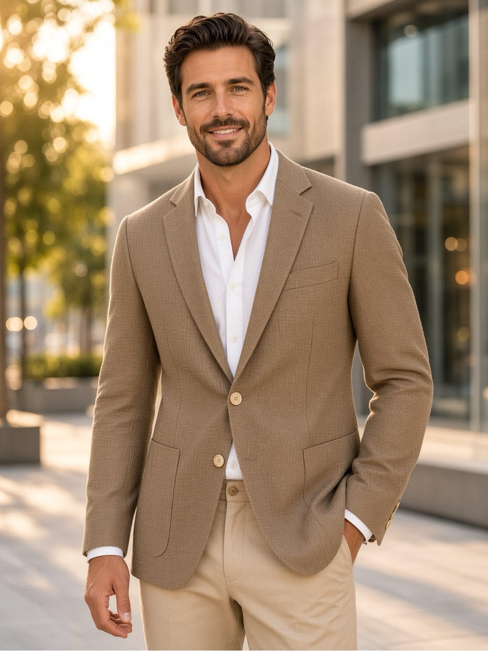 Men’s linen jacket size M-L